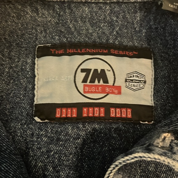 Bugle Boy jean jacket, men’s size small, classic denim color - Picture 6 of 10